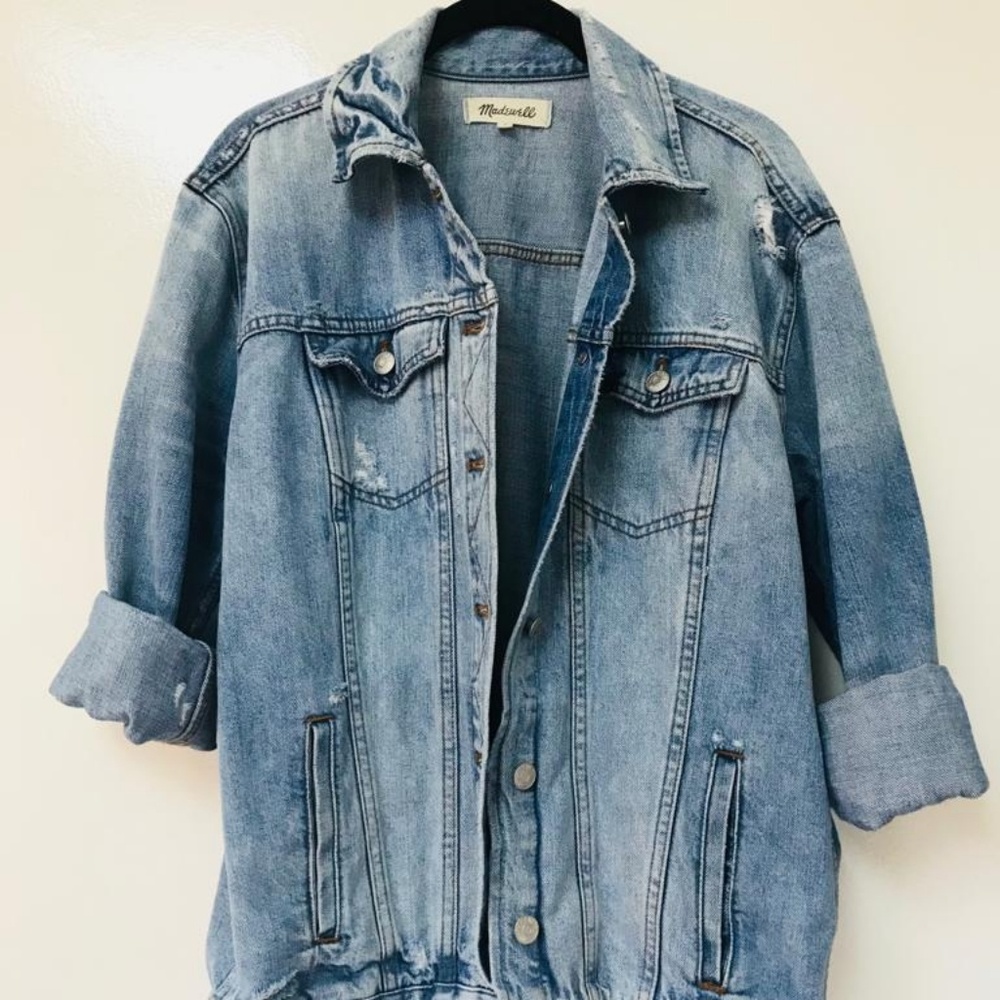 **MADEWELL** jean jacket light wash